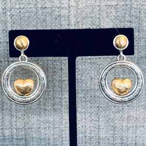 Brighton Heart of Gold Earrings